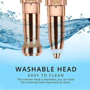 Épilateur indolore 2 en 1 <span class=keywords><strong>pour</strong></span> femmes Tondeuse à sourcils et épilateur facial avec rasoir à lèvres - Product Image 4