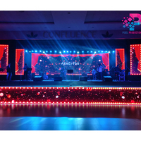 Haute résolution P3.9 Led panneau mural épissage sans couture 500X500mm écran d'affichage LED extérieur événement écran LED affichage numérique