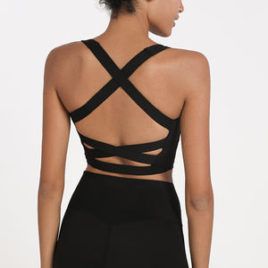 New <strong>Best</strong> Energy Sexy <strong>Sports</strong> <strong>Bras</strong> Gym Sportswear Women Athletic Fitness Clothing Padded High Strength Strappy Womens Yoga - Product Image 6