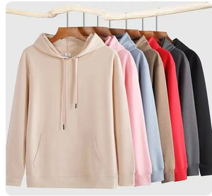 เสื้อฮู้ดผ้าฝ้ายสำหรับทุกเพศเสื้อฮู้ดโอเวอร์ไซส์ปักลายสำหรับทุกเพศ - Product Image 3