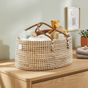 High Quality HandWoven Natural Rattan Storage <b>Basket</b> With Handle Picnic <b>Basket</b> Farm, Folding Storage Box jiahao Easter <b>Gifts</b> OEM - Product Image 1