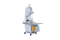 Mesin Gergaji Pita Pemotong Tulang Daging Ringan 36kg dengan Bilah Aluminium Die-Casting Baru 1650mm untuk Penggunaan Restoran Sapi Domba.