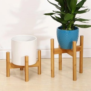 Étagère à fleurs et plantes en bois massif dans le salon ou sur le balcon, support pour pots <span class=keywords><strong>de</strong></span> fleurs pour le salon - Product Image 3