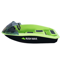 Bateau de Karting Électrique OEM Personnalisé 2026 Rush Wave 16kW 2 Places, Jet-boat ASA Durable 50km/h Autonomie 80min pour Sports Nautiques
