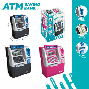 Jouet pour enfants, grande tirelire en plastique à faire soi-même, tirelire de simulation de banque automatique pour filles, jouets de princesse, tirelire pour jeu de fête - Product Image 6