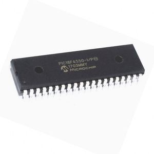 DIP-40 40-PDIP ชิ้นส่วนอิเล็กทรอนิกส์ใหม่และของแท้ วงจรรวม ไอซี ชิป PIC18F4550-I/P - Product Image 1