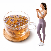 Teh Bunga Lavender Kering Grosir, Kuncup Lavender, Teh Herbal Daun Lepas, Aroma Bunga, Pasokan Massal, OEM ODM, Pemasok Label Pribadi