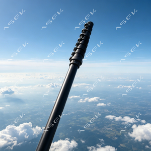 Mât d'antenne en fibre de carbone ASEK pour la réception de signaux de secours urgents – Pôle de station internationale - Product Image 6