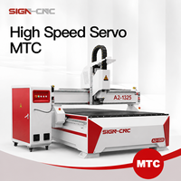 Fresadora CNC de Alta Velocidad 1325 con Mesa de Vacío, 3 Ejes, Máquina de Tallado de Madera 3D, DSP, Entrenamiento en Línea por Video