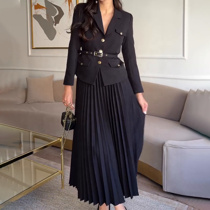 Shop Our Fashion Set Women Long Sleeve - Solid Color Blazer