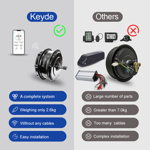 <span class=keywords><strong>Kit</strong></span> de Conversión de <span class=keywords><strong>Bicicleta</strong></span> Plegable Keyde, Gran Venta, Motor TODO EN UNO <span class=keywords><strong>para</strong></span> Buje Delantero P130 350w - Product Image 5