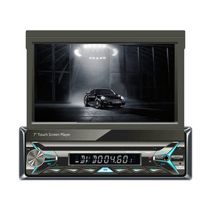 Phổ 7 inch duy nhất DIN indash xe DVD Player có thể thu vào màn hình cảm ứng xe DVD Player BT 1 DIN xe đài phát thanh - Product Image 2
