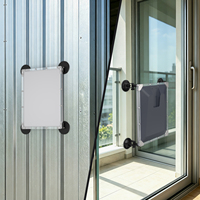 EDUP EP-SK0192S PRO Dudukan Mobil 2-in-1 Starlink V5 dengan Cangkir Hisap Vakum ABS/PC Berkekuatan Tinggi & Puck Magnetik 264lbs
