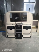 Kit d'amélioration personnalisé en cuir PU de luxe pour l'intérieur de voiture Mercedes Metris W447 W448 : sièges, cloison et plafond
