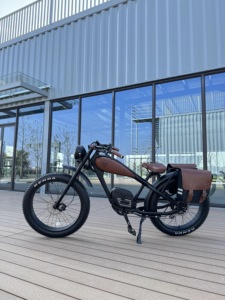 Bicicleta Eléctrica Cheetah Pro Vintage con Llantas Gruesas, Motor de 750W de Potencia Máxima, 100 Millas de Autonomía, Batería de 15+15AH, Bicicleta Eléctrica Retro Tipo Moped, Venta al Por Mayor - Product Image 3