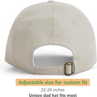 Falidem Gorra de béisbol de lino y algodón de PVC, sombrero transpirable de verano para hombres y mujeres |   Ajustable, sin estructura, suave, ligero, de 6 paneles