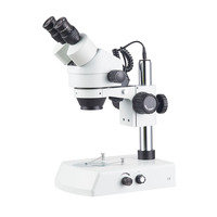 Microscope stéréo trinoculaire professionnel 7x 45x zoom miroir stéréoscope precio stéréoscopique viewer caméra stéréoscopique