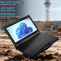 Nuovo Laptop Robusto 14 Pollici Windows 10/11 Intel Core I7 4G NFC 1000 Nits Batteria Rimovibile IP65 Impronta Digitale Workstation in Inglese