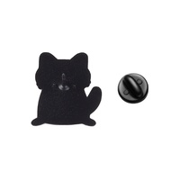 Ensemble de broches émaillées Chat Sarcastique, motifs Sieste, Réflexion excessive et Paresse, pour la décoration de sac à dos