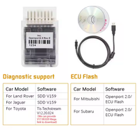 Chip completo Openport 2,0 ECU FLASH puerto abierto 2 0 Auto Chip Tuning OBD 2 OBD2 herramienta de diagnóstico de coche para Toyota J2534 escáner