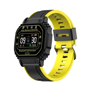 Smartwatch esportivo para mulheres e homens, pulseira inteligente com medidor de oxigênio, pressão arterial sp02, rastreador fitness, chamada e telefone