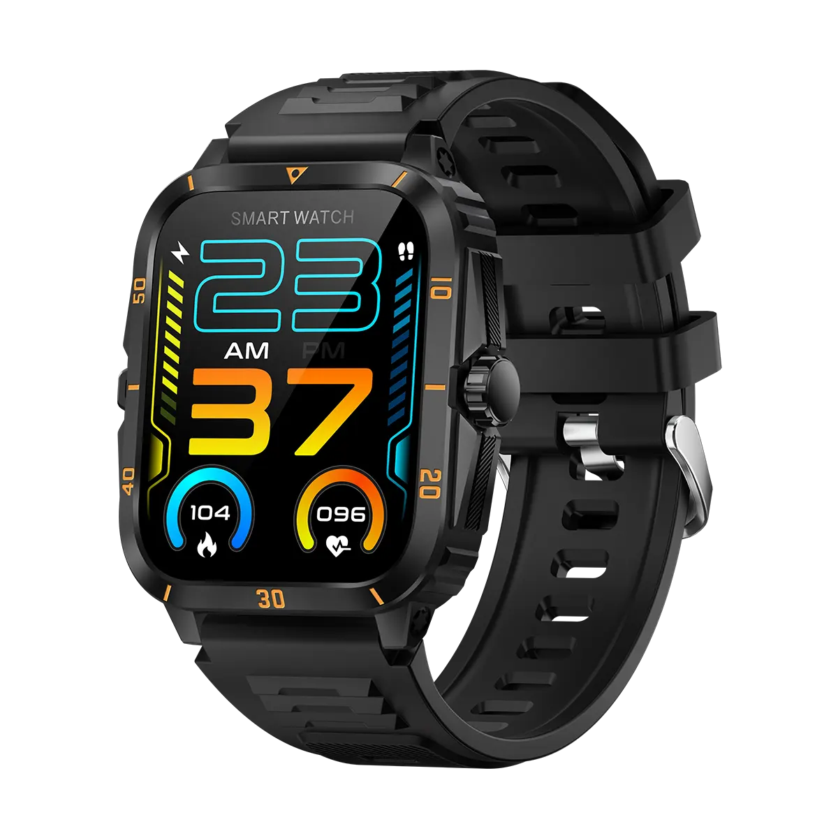 V71 jam tangan pintar pelacak kebugaran, arloji Cerdas olahraga pelacak tekanan darah dan detak jantung tahan air 3ATM untuk pria dan wanita