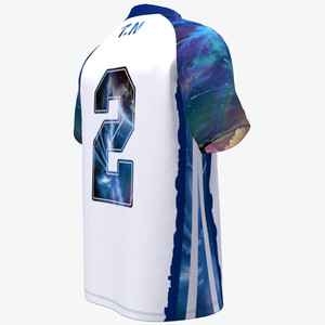 De los hombres, camisa de deportes elástico de poliéster jersey de rugby - Product Image 5