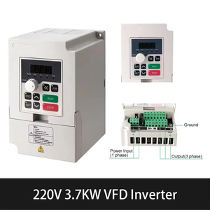 Kit de Motor de Husillo CNC Profesional de 3KW ER20 Refrigerado por Aire con Inversor VFD de 18000 rpm para Router CNC, Grabado, Fresado y Perforación - Product Image 2