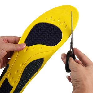 Custom <strong>Yellow</strong> PU Foam Comfortable and Breathable Sports Arch Supports Athletic Insoles for <strong>Basketball</strong> <strong>Shoes</strong> - Product Image 2