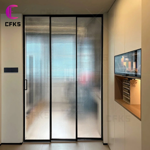 Diseño de Singapur, <span class=keywords><strong>puertas</strong></span> PD PT, baño Interior de aluminio, entrada de cocina, almacén, puerta corredera interna y abatible - Product Image 5