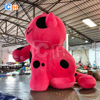 Chat gonflable géant en peluche Décoration de centre commercial Publicité extérieure gonflable Publicité de dessin animé