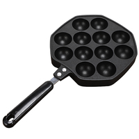 12 Moules Antiadhésif Grill Pan Omelette Pan Octopus Oeuf Pot Usine Approvisionnement Direct OEM Accepté Mignon Gâteau Moule