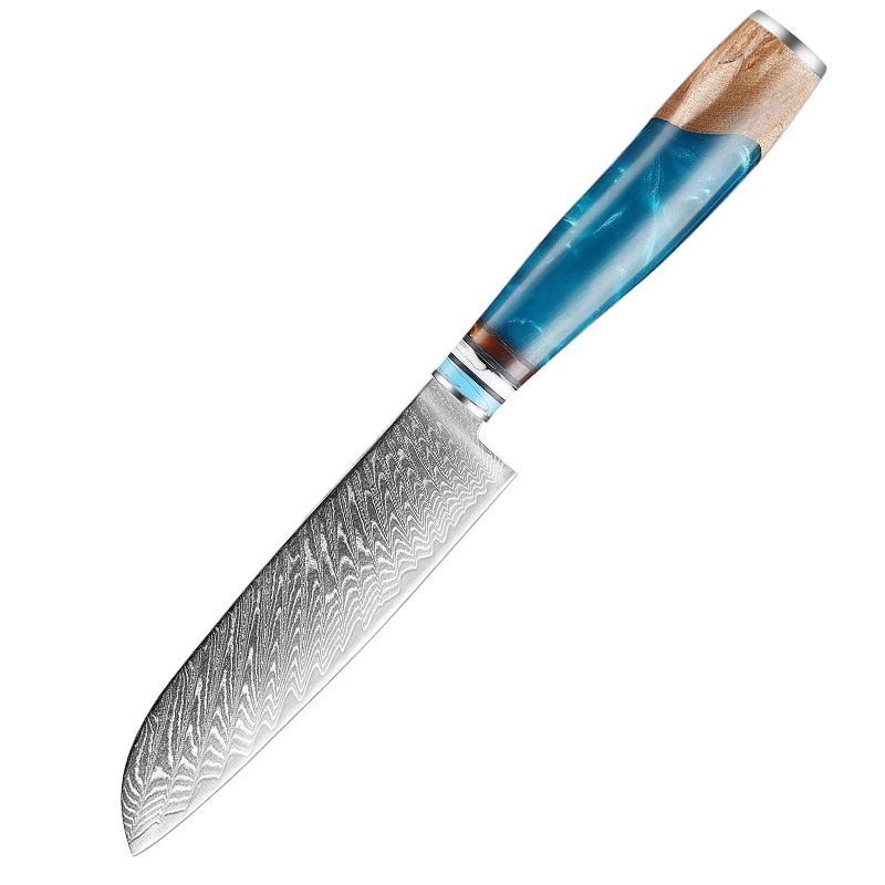 Cuchillo santoku pequeño de 5'' colorido