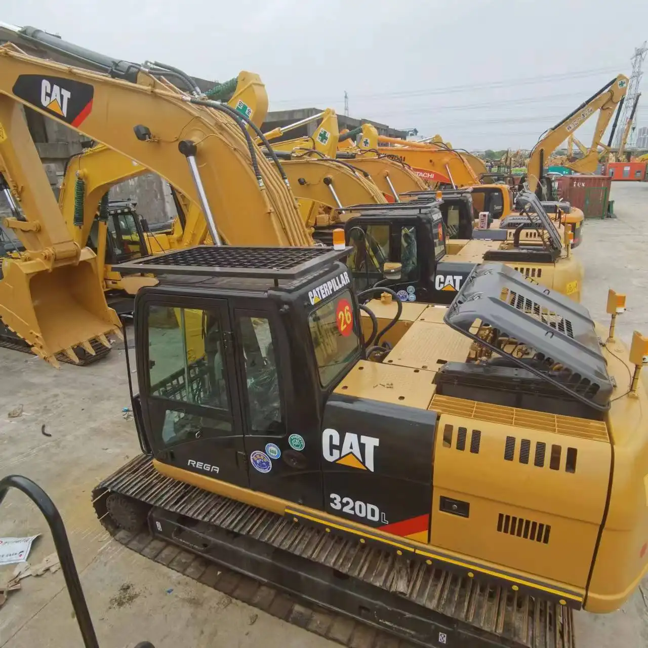 CAT320DL中古クローラー油圧ショベルヘビーデューティー建設機械Cat 320 320C 320D 320D2中古掘削機