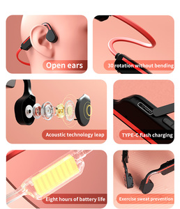 Hisonic <span class=keywords><strong>G11</strong></span> conduzione ossea auricolari impermeabili senza fili auricolari auricolari cuffie per sport running - Product Image 3