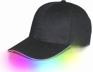 Casquette de baseball en <span class=keywords><strong>coton</strong></span> pour hommes, course de <span class=keywords><strong>nuit</strong></span>, chasse, pêche, LED bon marché, lumière LED - Product Image 2