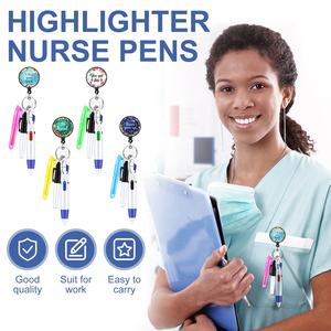 Цветок эпоксидный маркер шариковая ручка Аксессуары для медсестры кольцо для ключей зажим для бейджа выдвижной Бейдж набор медсестер держатель Бейджа - Product Image 5