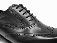 Chaussures Richelieu en cuir véritable noir pour hommes, à lacets, bout rond, anti-odeur, décontractées, pour le bureau, les affaires, les soirées