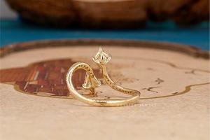 ว่าวคู่ที่สง่างามแหวนเพชรแฟชั่นทำด้วยมือเครื่องประดับเพชรหรูหราเป็นประกายดีไซน์เหนือกาลเวลา - Product Image 5