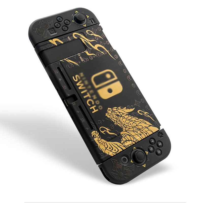 Защитный чехол для Nintendo Switch Frosted Joy Con с новым дизайном Monster-Hunter Rise