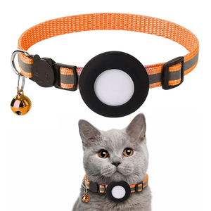 WaterProof Reflective Breakaway <strong>Pet</strong> Cat Collar for Airtag Protective Tracker Holder Anti <strong>Lost</strong> Positioning Collar <strong>Pet</strong> Collars - Product Image 3
