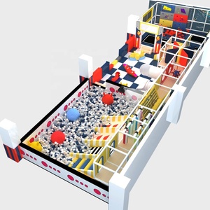 Parque Infantil Interior con Temática de Dibujos Animados, Centro de Juegos para Niños, Material PP, Castillo Inflable Moderno, Instalación de Parque de Diversiones - Product Image 4