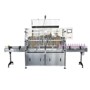 Máquina de enchimento de garrafa para suco, alta velocidade, máquina de enchimento de suco líquido, 8 cabeças, para venda