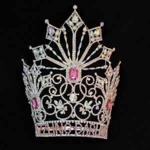 มงกุฎนางงามประดับพลอยเทียมมงกุฎนางงามมงกุฎนางงามขนาดใหญ่ - Product Image 1