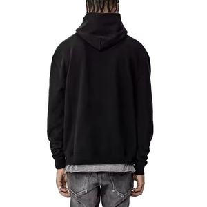 Sudadera con Capucha para Hombre, Diseño Nuevo, Color Liso, con Logotipo Personalizado, Bolsillos, Estilo Urbano, Alta Calidad - Product Image 2