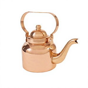 Handmade Copper <b>Tea</b> And Coffee Pot Excluisve Quality Customized Size Coffee Serving Kettle With Handles <b>Tea</b> Serving Pot - Product Image 1