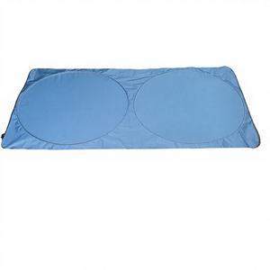 Parasol para Coche <span class=keywords><strong>de</strong></span> Doble Anillo con Revestimiento Plateado 300T, Tipo Card-in, Color Sólido, el Más Vendido en Amazon - Product Image 1