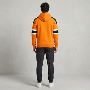 เสื้อฮอกกี้แบบมีฮู้ดผ้าฝ้ายปักชื่อทีมและโลโก้ด้วยเทคนิค Tackle Twill - Product Image 2