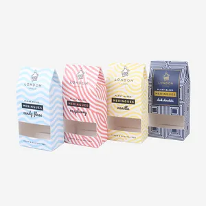 Biodegradable Printed Color Paper Perfume Cosmetic Packaging Boxes Sweet Candy Small Corrugated Carton Box