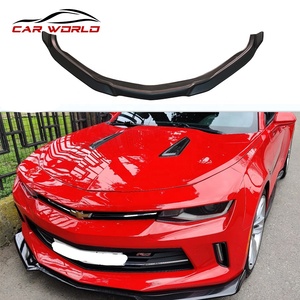 Car Front Lip Bumper for 2016-2018 for ZL1 ABS Material Black with Tow <b>Hook</b> - Product Image 2